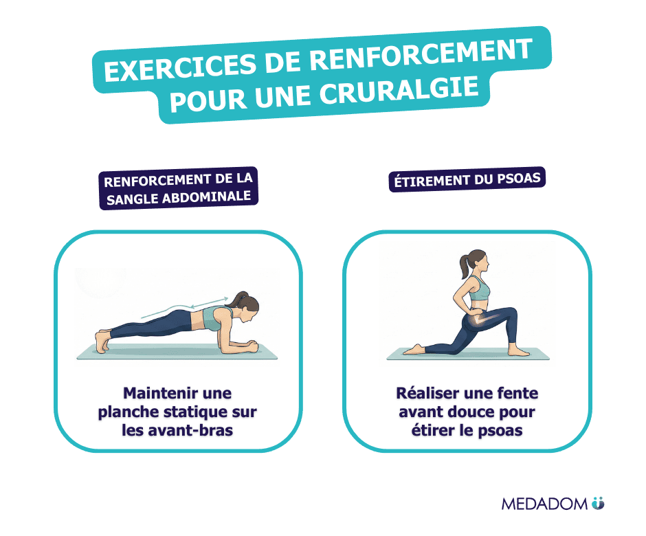 Cruralgie exercices 1B