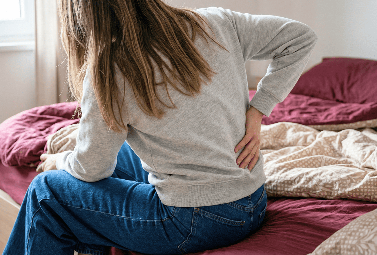 Douleur bas du dos femme
