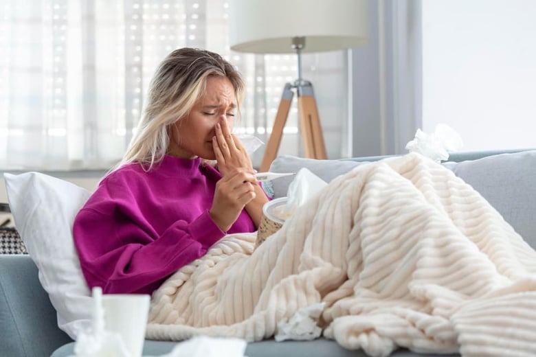 Les symptômes de la listériose peuvent évoquer une grippe.