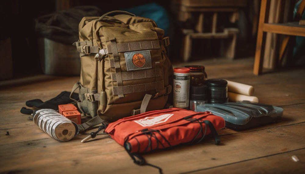 Préparation d'un sac pour une randonnée de quelques jours.