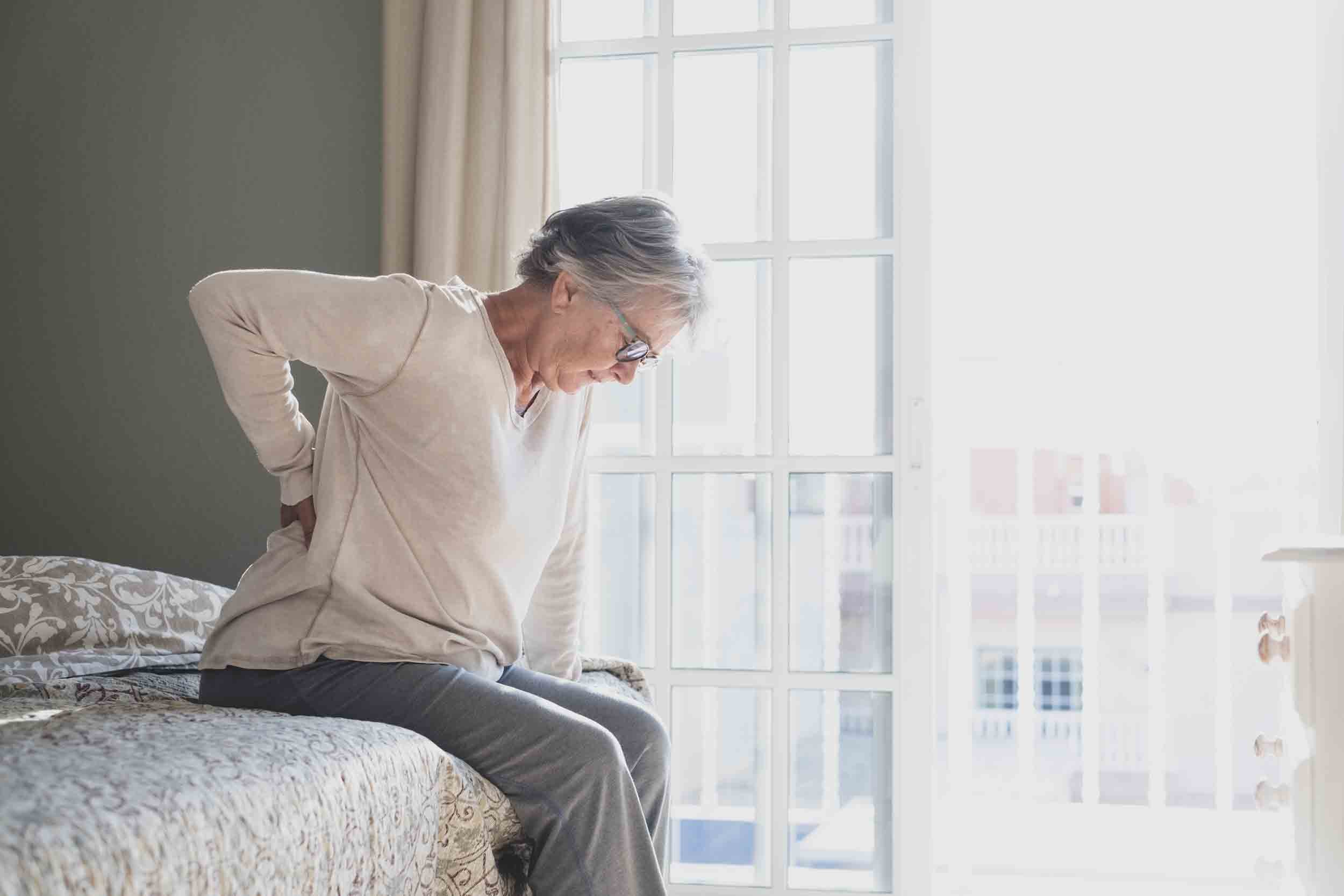 arthrose lombaire : douleur en bas du dos 