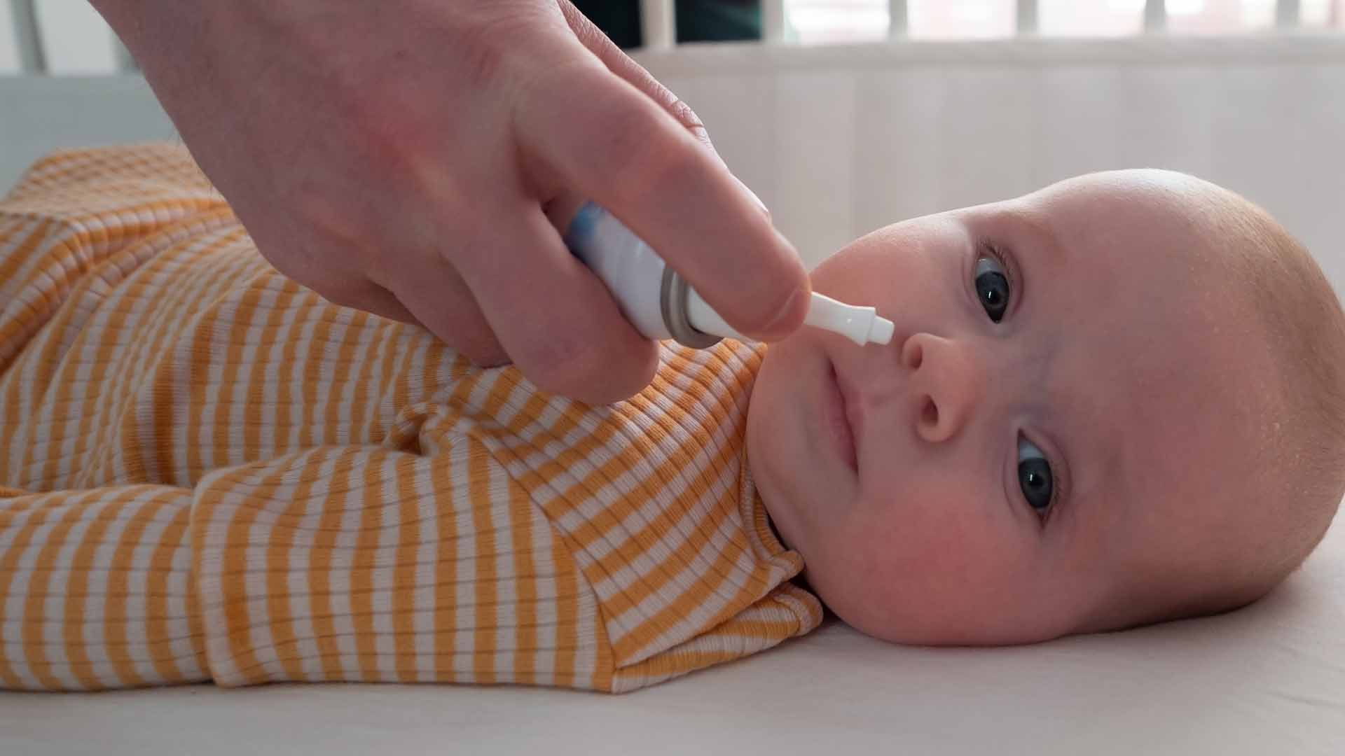 traitement de la bronchiolite : le lavage du nez recommandé