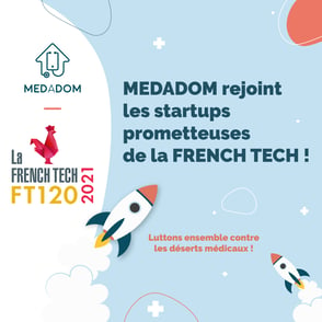 MEDADOM fait son entrée dans la French Tech 120