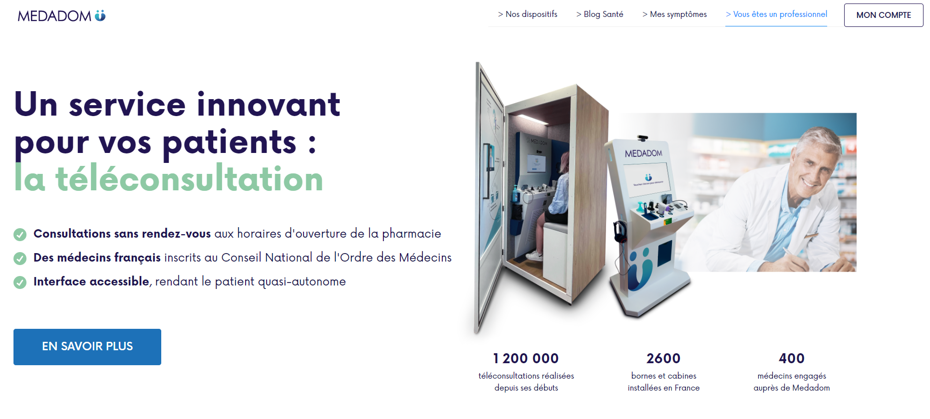 site MEDADOM pharmacies