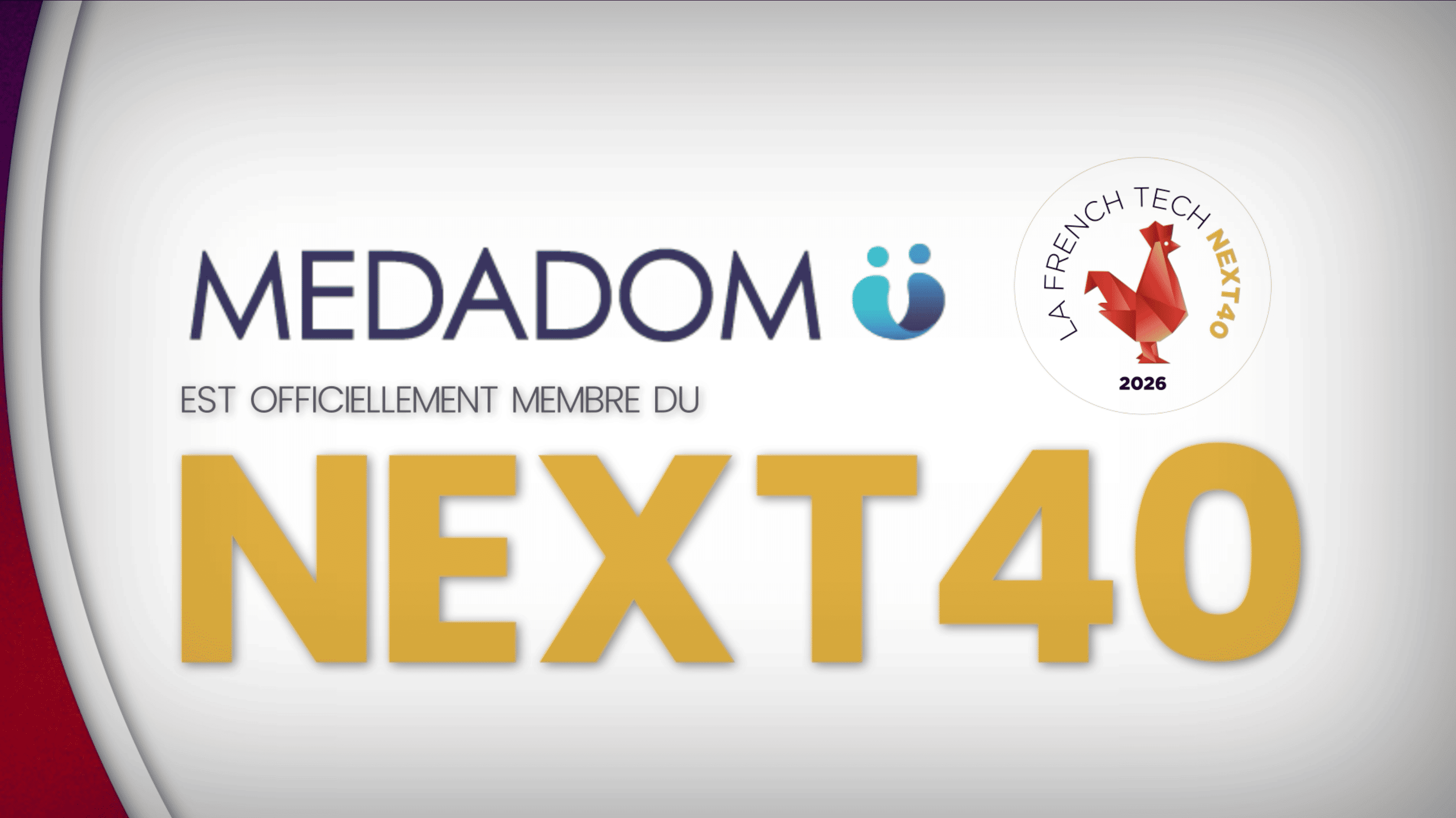 MEDADOM intègre le programme Next40