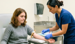 Plaquettes élevées sur une prise de sang