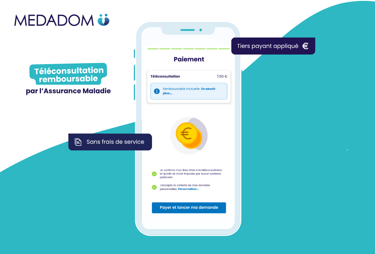 Tarif teleconsultation Medadom